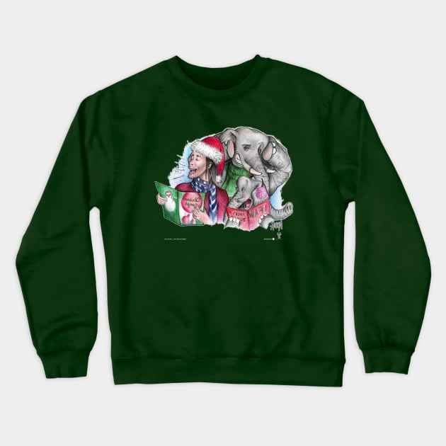 Holiday (MKJ for IFAW '18) Crewneck Sweatshirt by MYLESKennedyJUNKIES1